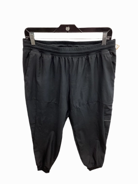 Athletic Pants By Apana In Black, Size:Xl Breathable Mesh Panels