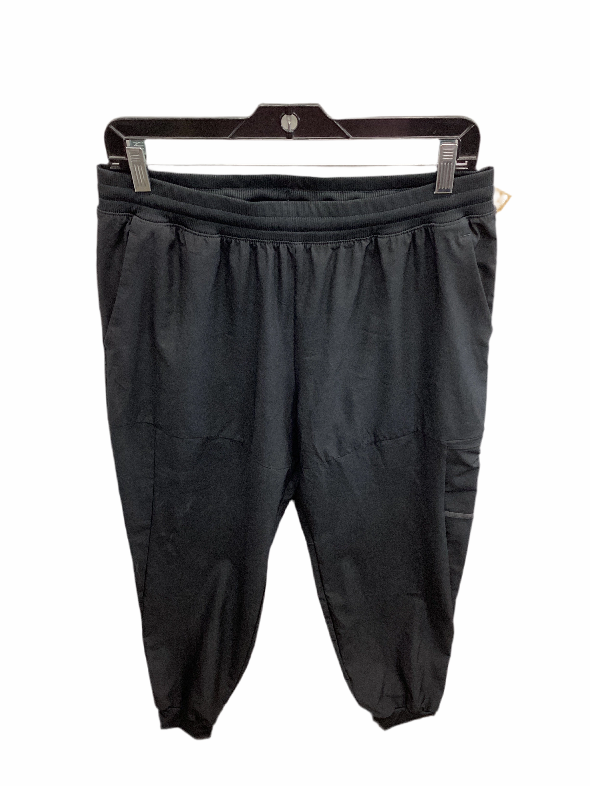 Athletic Pants By Apana In Black, Size:Xl Breathable Mesh Panels