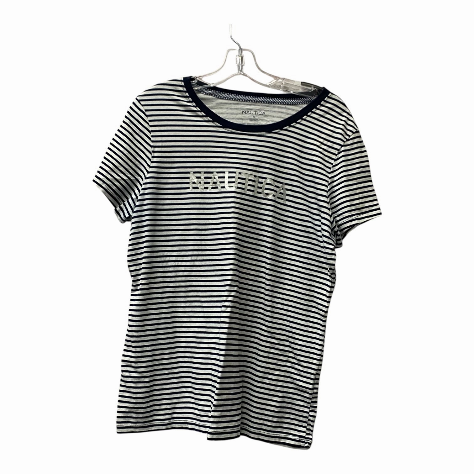 Top Ss By Nautica In Blue & White, Size:Xl Versatile Wearable Timeless Fit