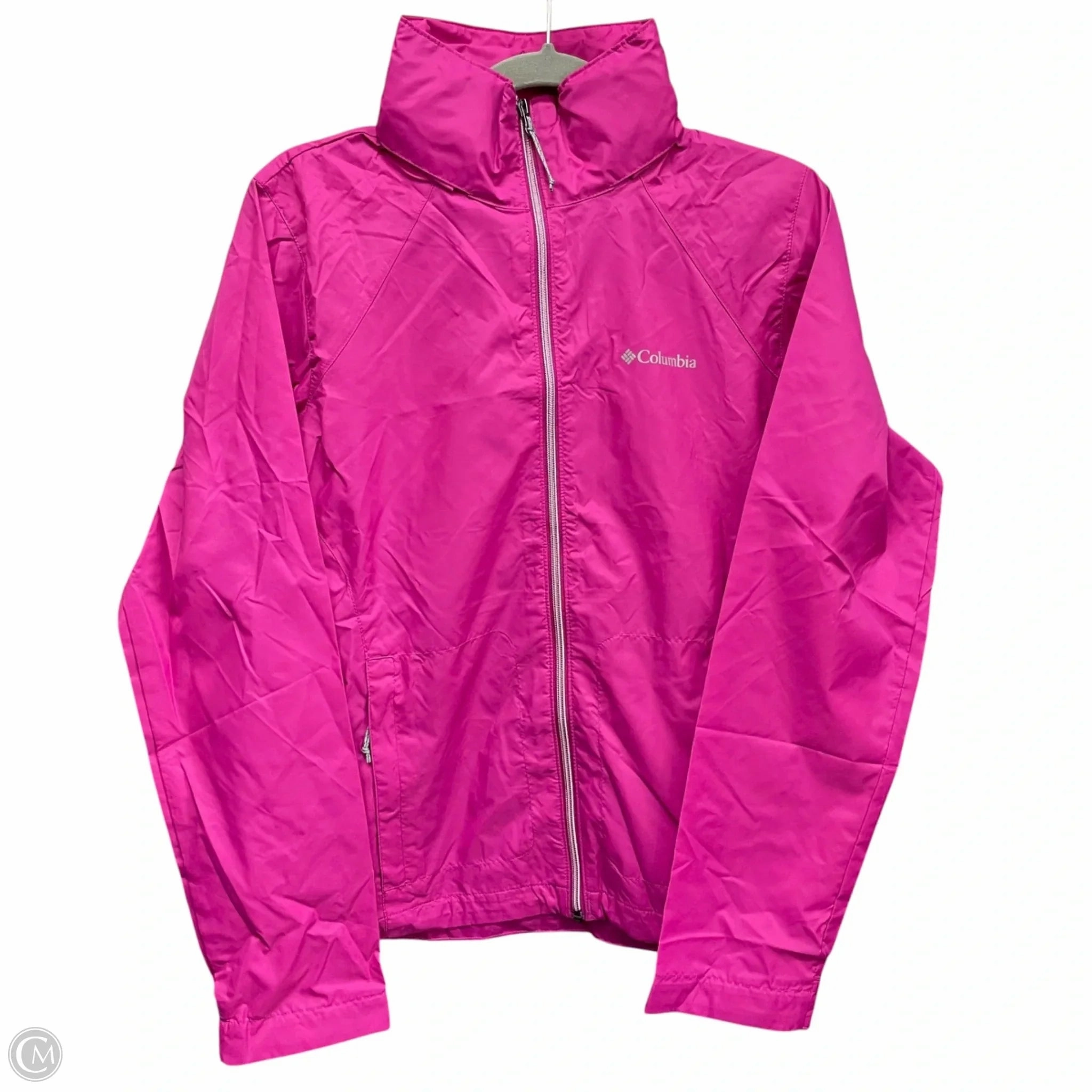 Jacket Windbreaker By Columbia In Pink, Size: S Abrasion resistant Clean Jacket Detail
