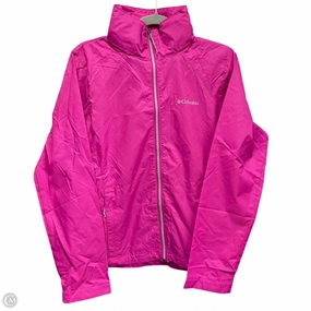 Jacket Windbreaker By Columbia In Pink, Size: S Abrasion resistant Clean Jacket Detail
