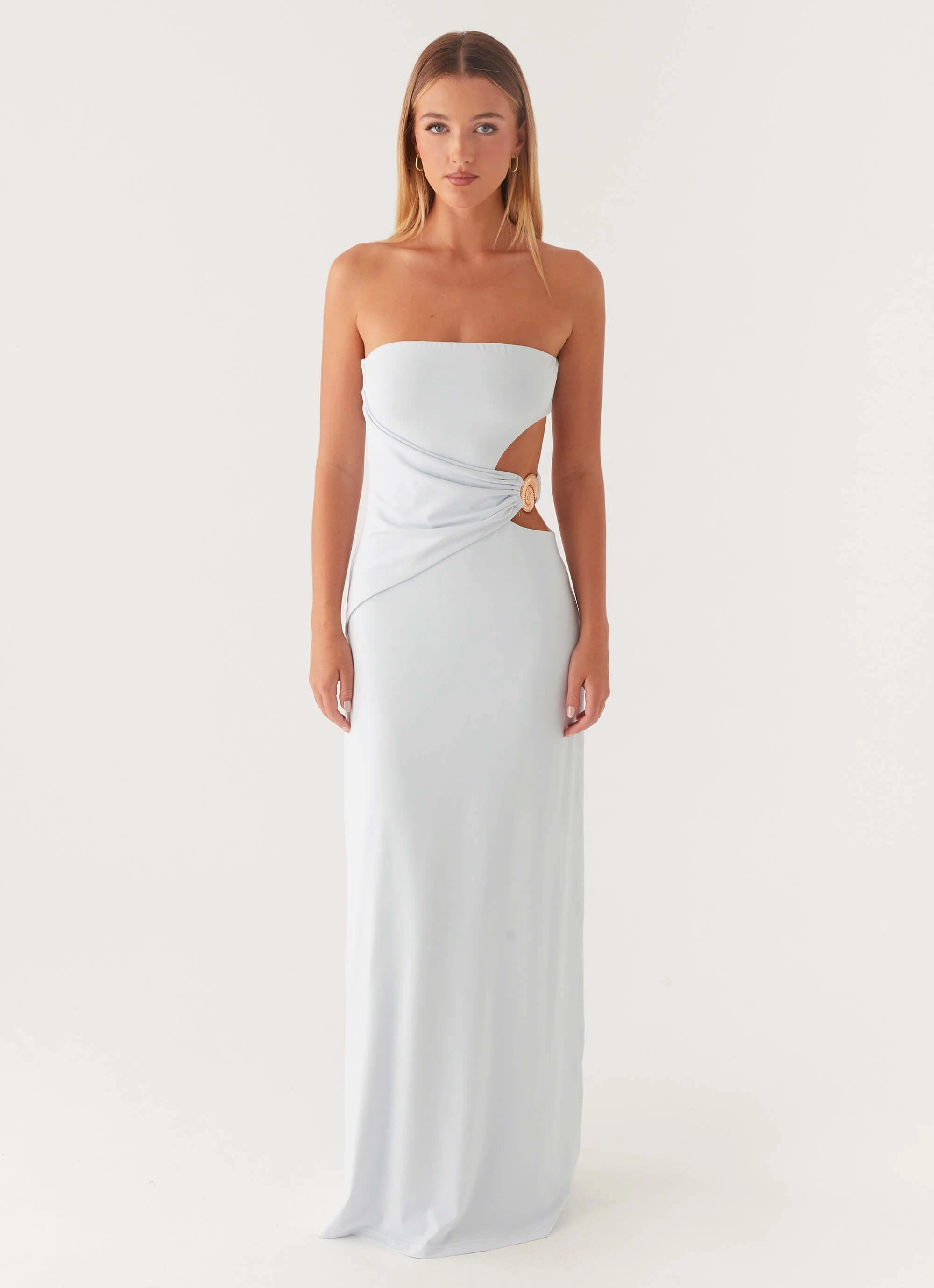 Picture Perfect Anetta Maxi Dress - Pale Blue