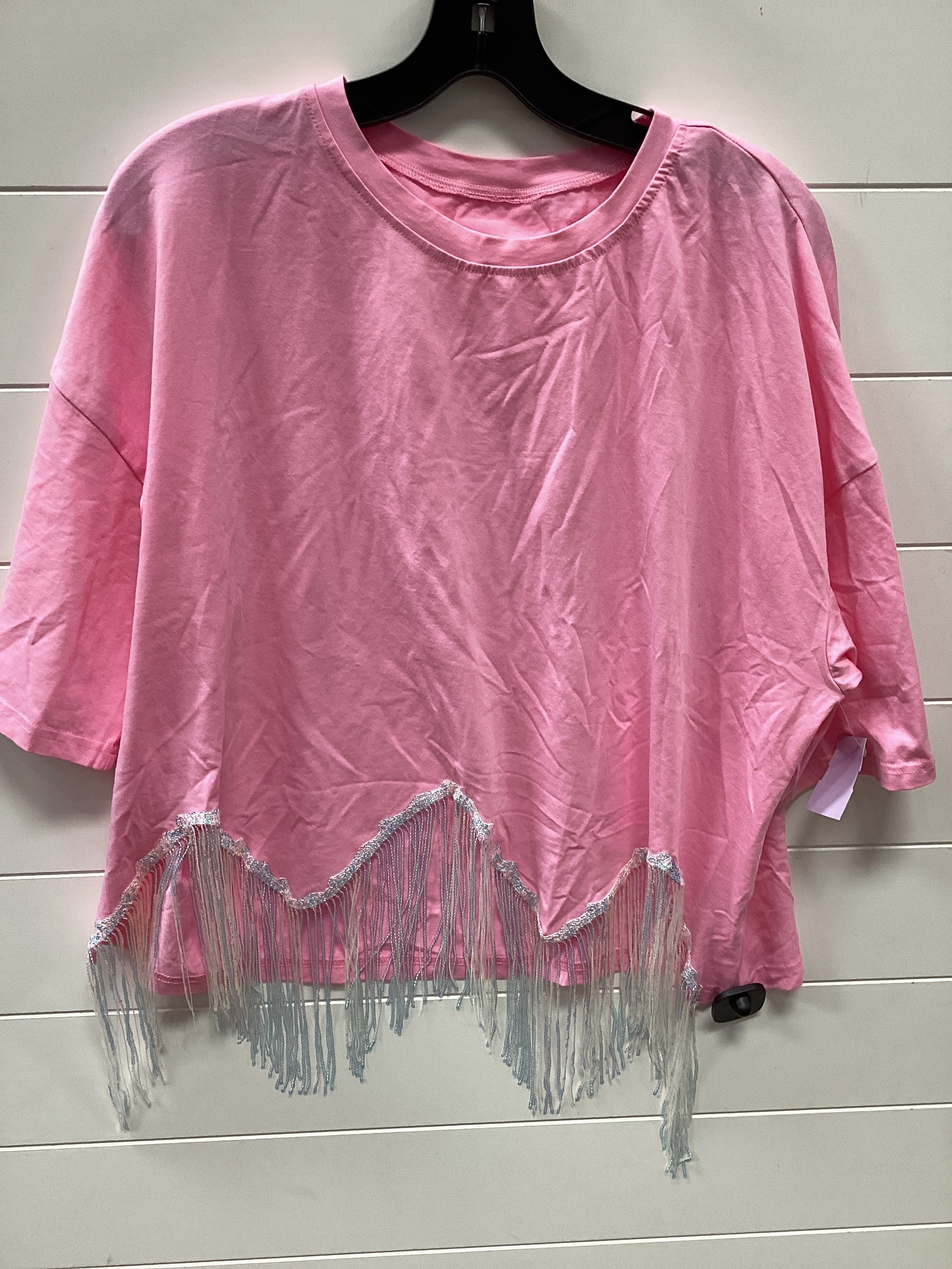 Top Ss By Clothes Mentor In Pink, Size:Xl Essential Fashion Fashion Top