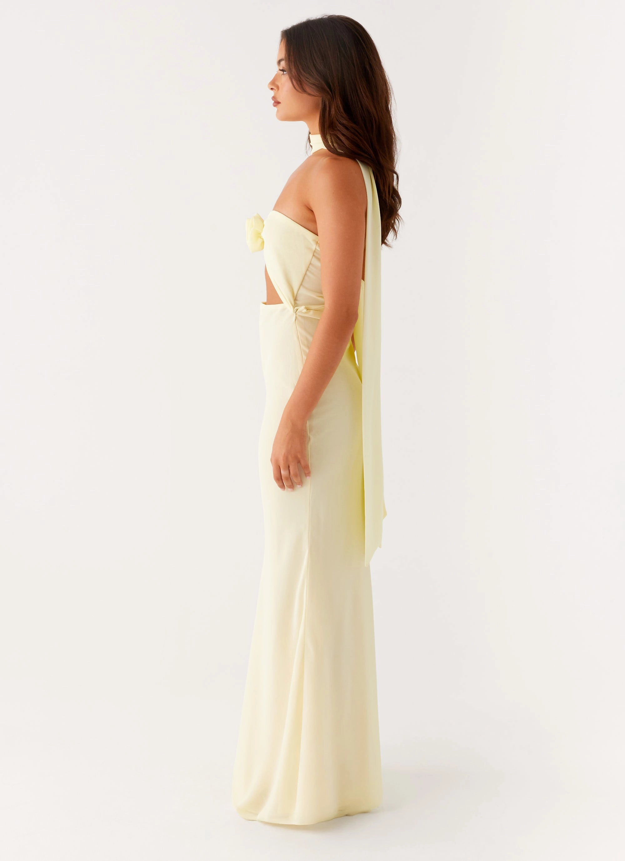 New Light Maxi Dress - Yellow Cozy Fit Pure Fabric