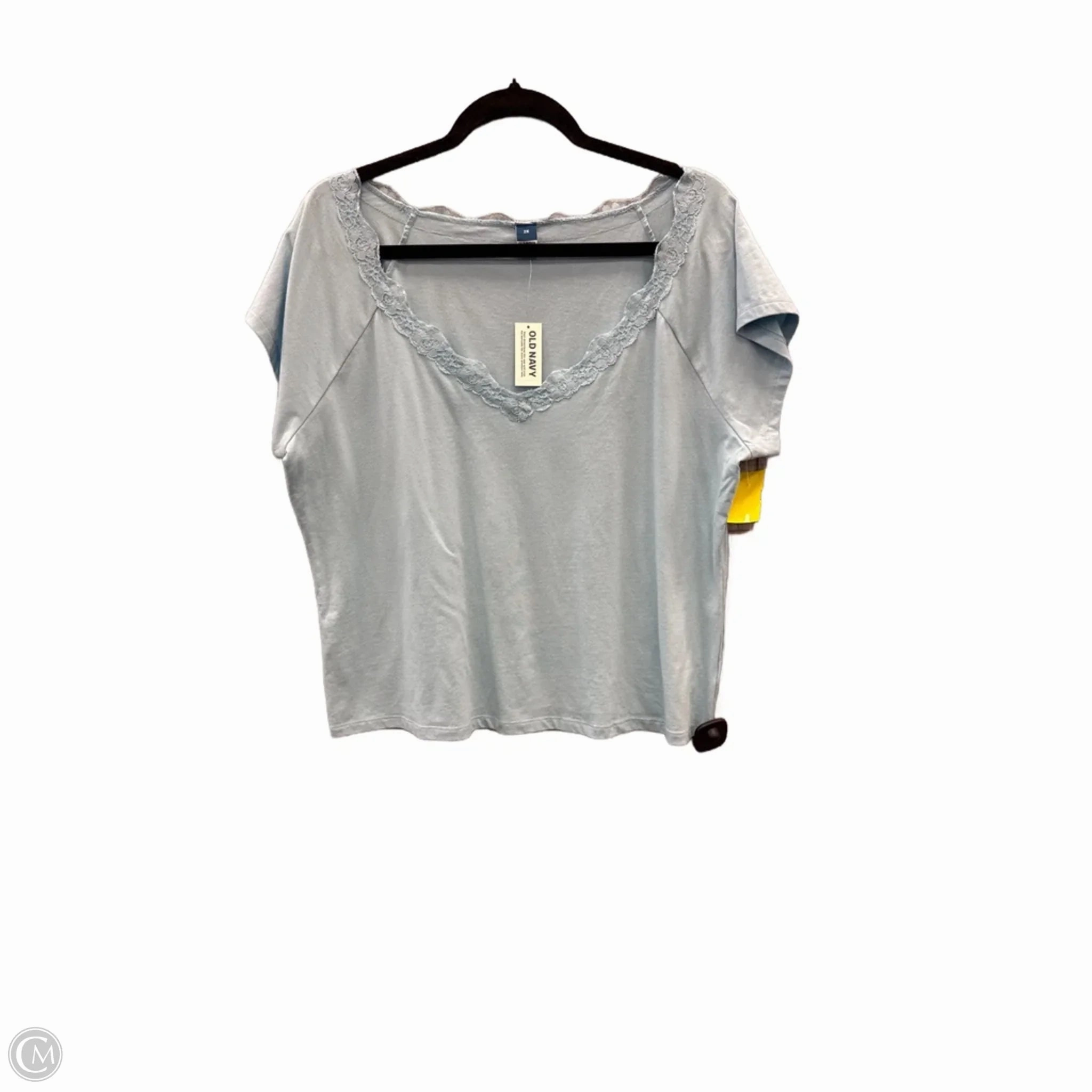 Top Short Sleeve By Old Navy In Blue, Size: 2x Urban Streetwear