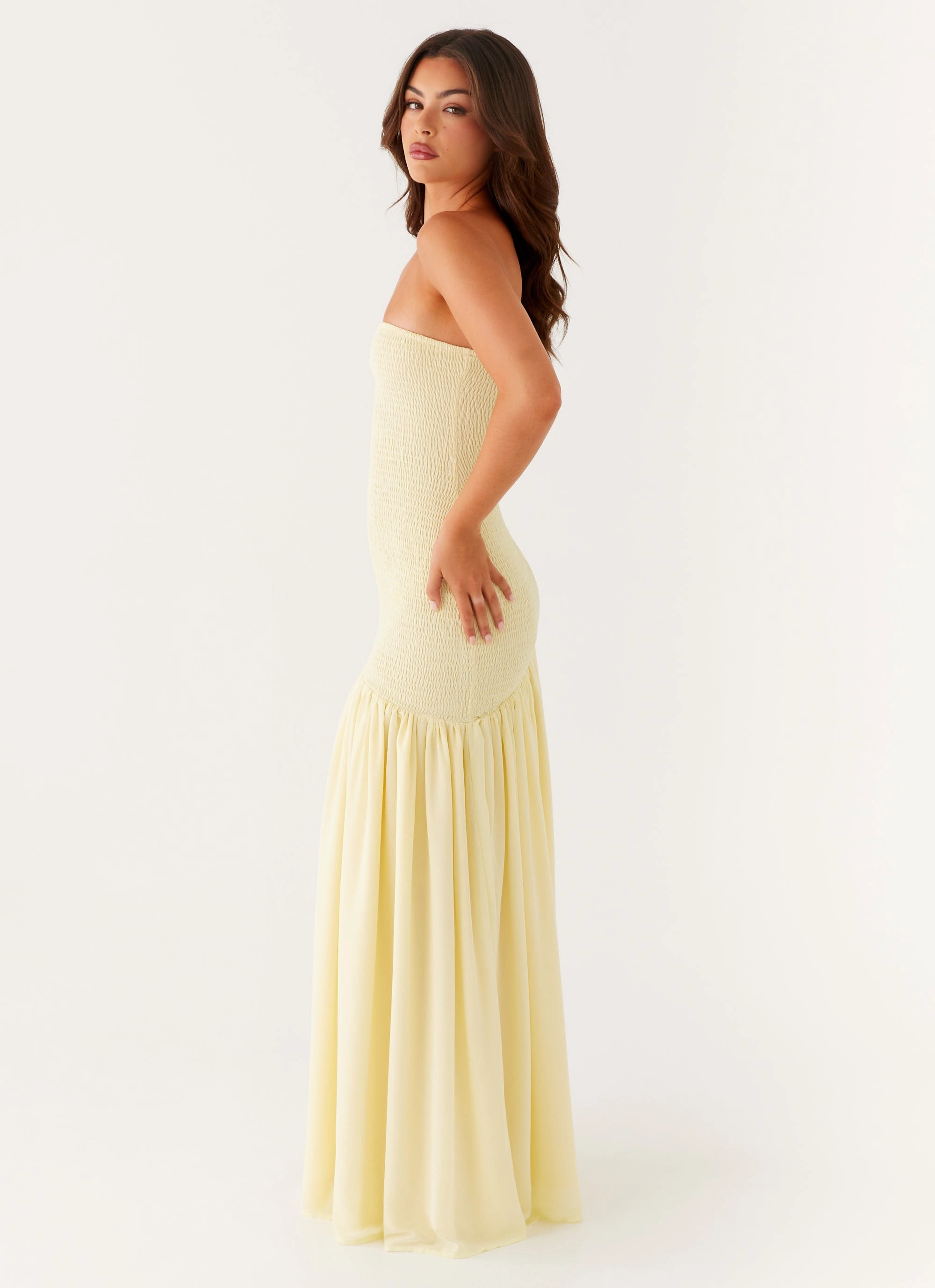 Royce Maxi Dress - Yellow Minimal Touch