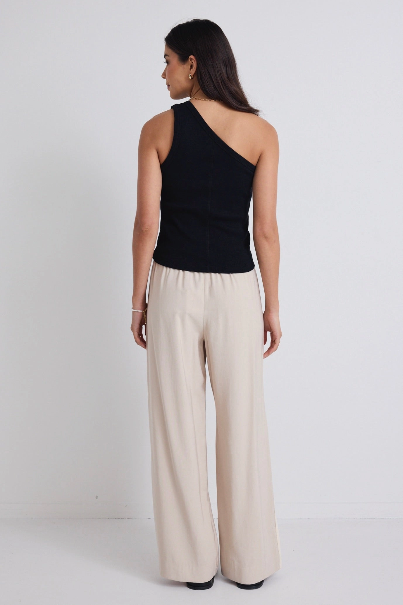 Townie Sand Stripe Side Tape Wide Leg Pants AntiStaticFinish