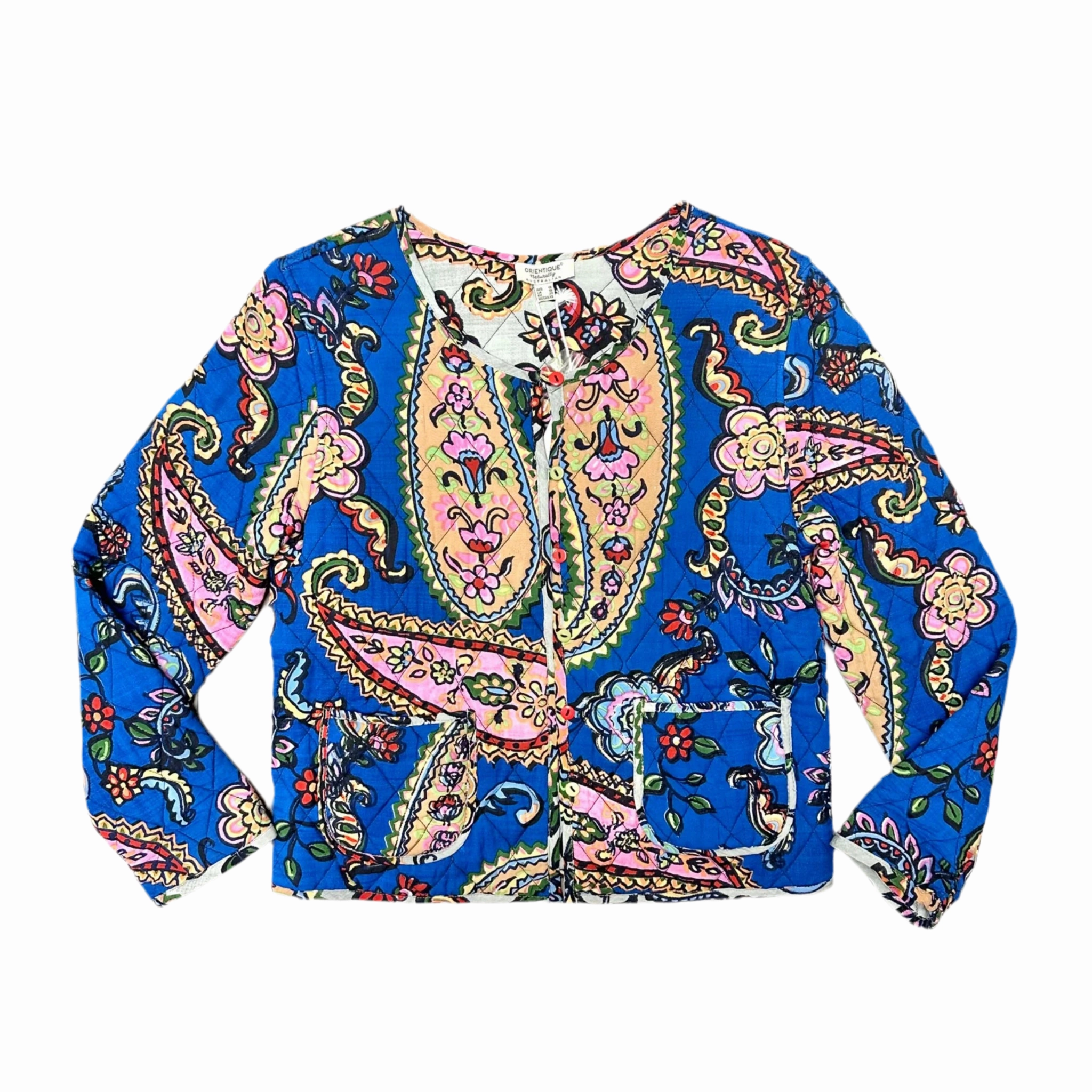 Jacket Other By Orientique In Blue, Size: Xs SeamSealed Edges