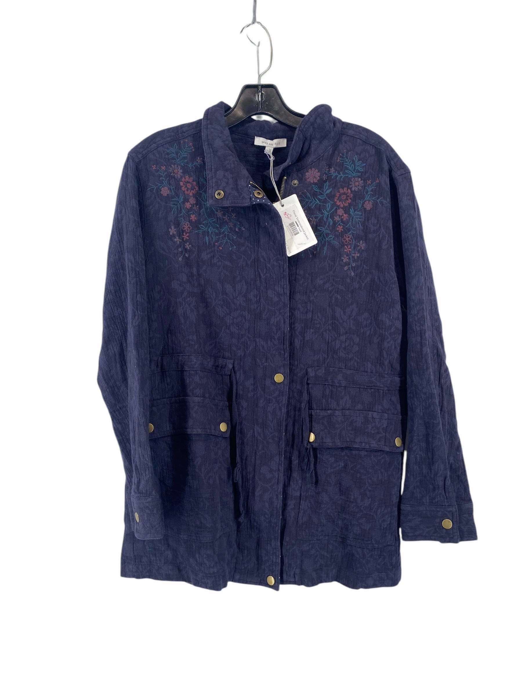 Jacket Other By Skies Are Blue In Blue, Size: S Hypoallergenic Interior