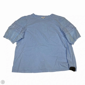 Top Short Sleeve By Crown And Ivy In Blue, Size: Xl Easy Layering