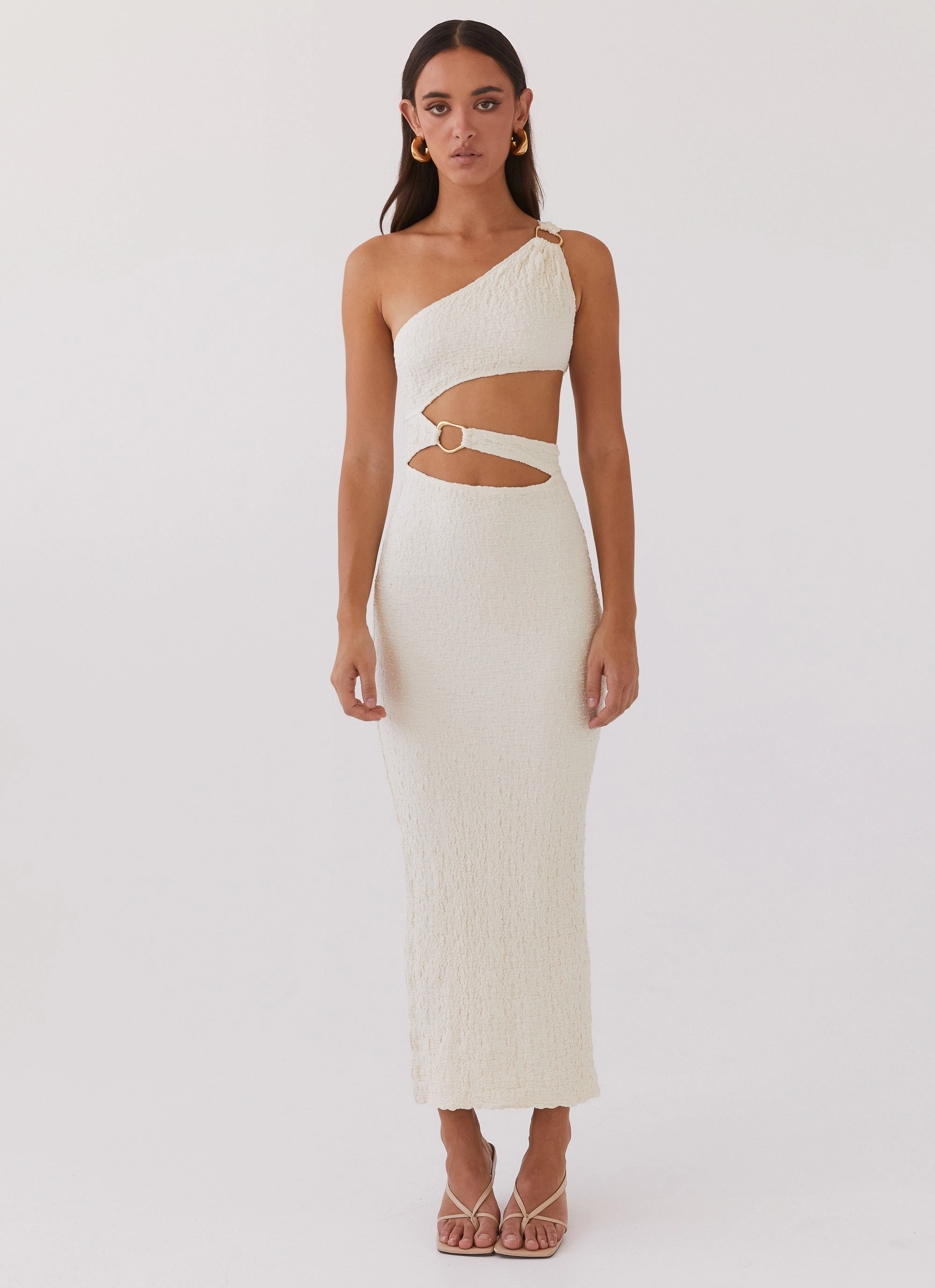 Casual Motion North Haven Maxi Dress - Ivory Wave