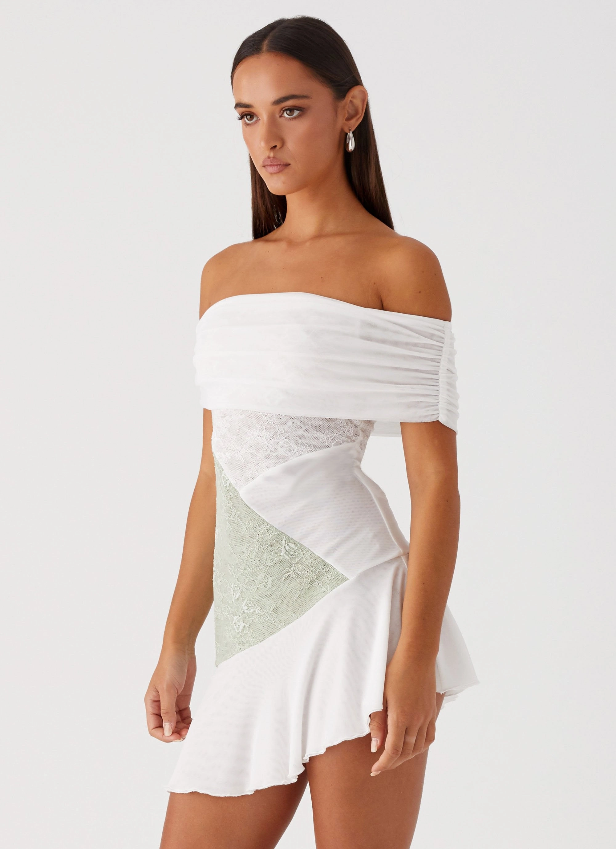 Neutral Layer Ocean Road Mini Dress - Multi