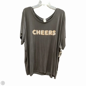 Top Short Sleeve By Torrid In Black, Size: 4x Stretch Fit Design Ultra Soft Finish