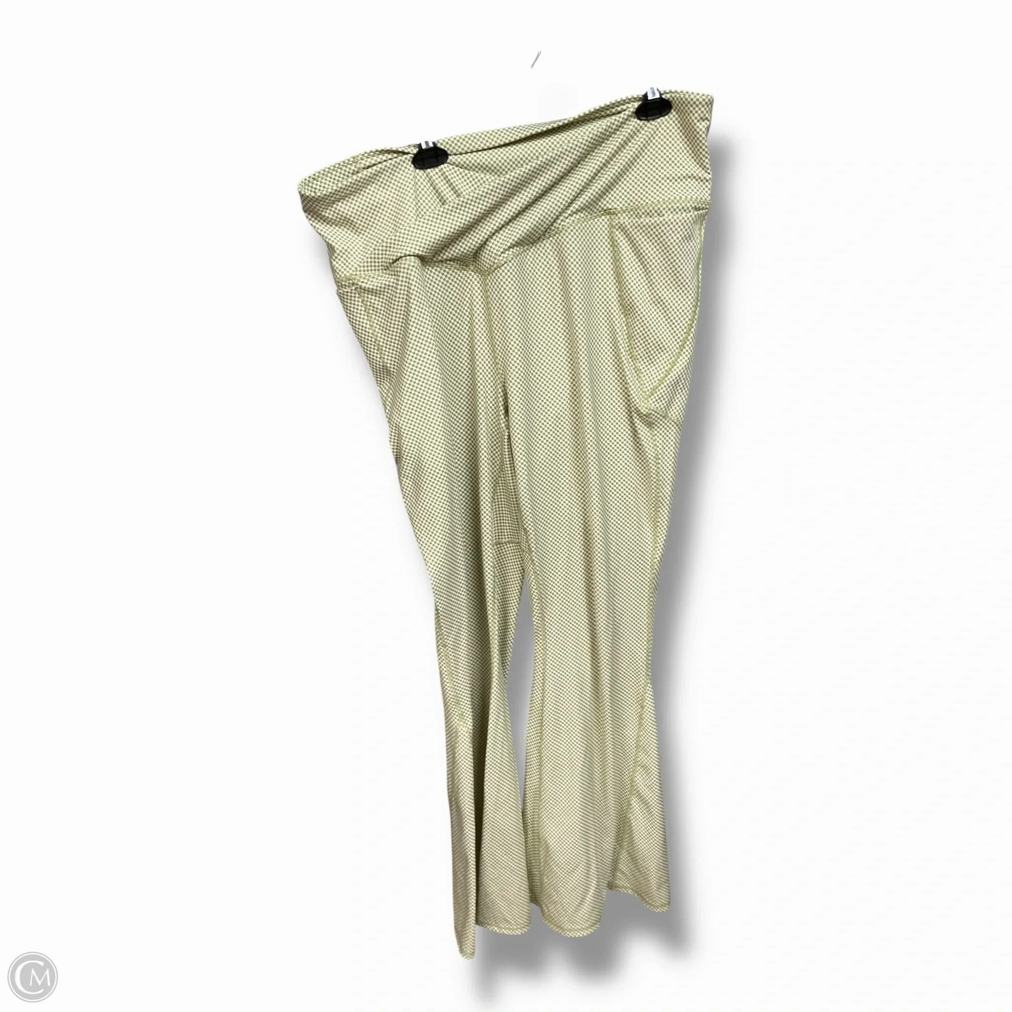 Athletic Pants By Fabletics In Checkered Pattern, Size: 3x FadeResistant