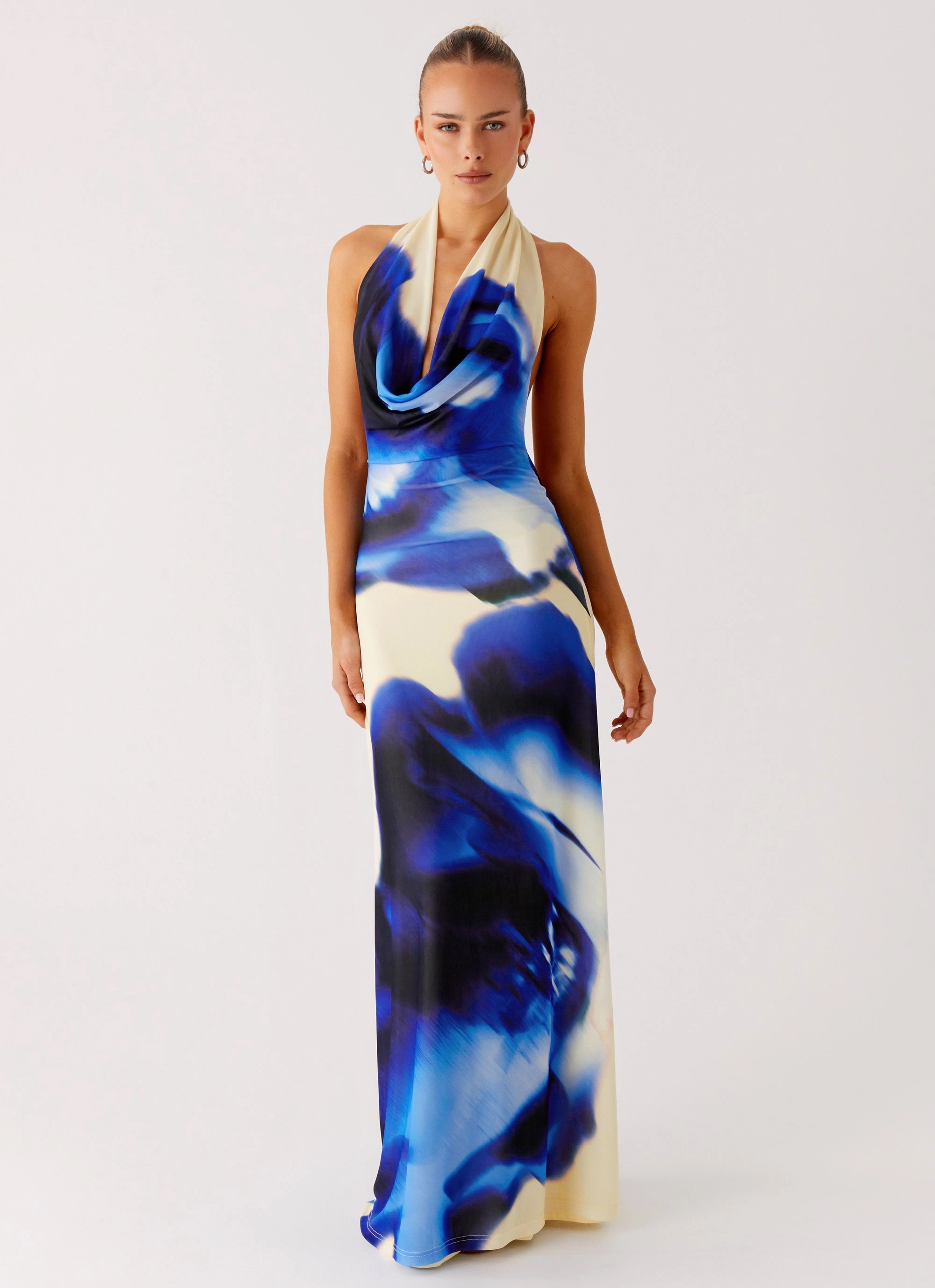 Light Touch Only A Feeling Cowl Neck Maxi Dress - Heirloom Floral