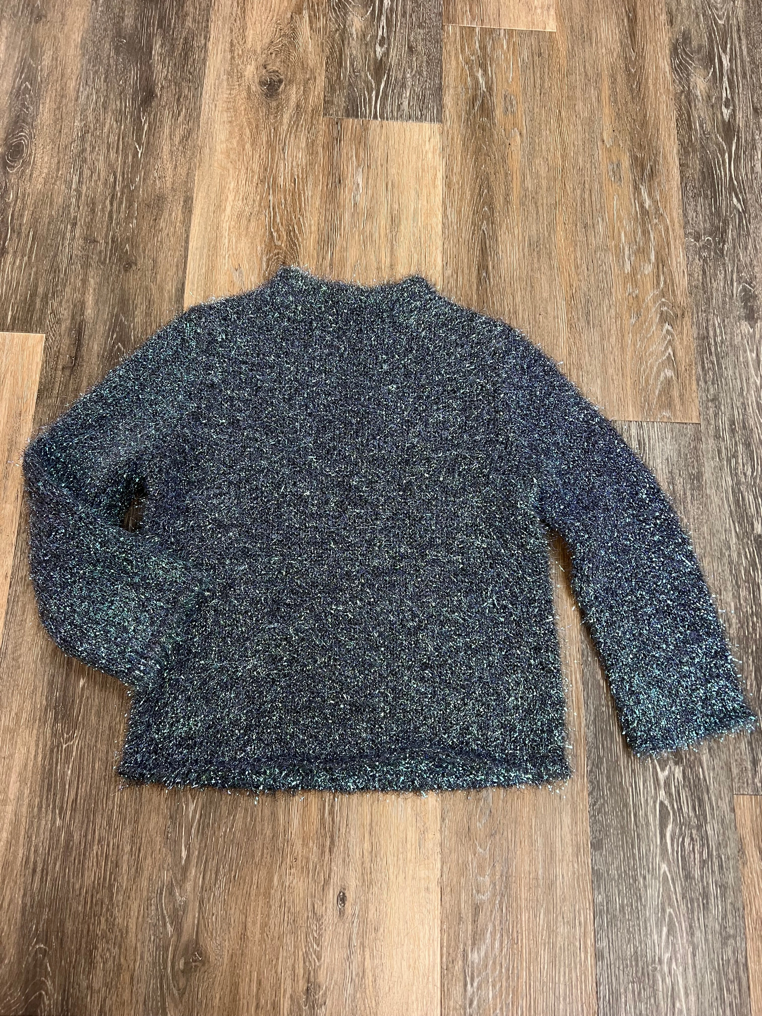 Cozy Active Wear Flexible Waistband Sweater Designer By Tory Burch In Blue, Size: S