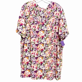 ThermoregulatingFabric Chilly Day Essentials Top Ss Basic By Liz And Me In Multi, Size:3X