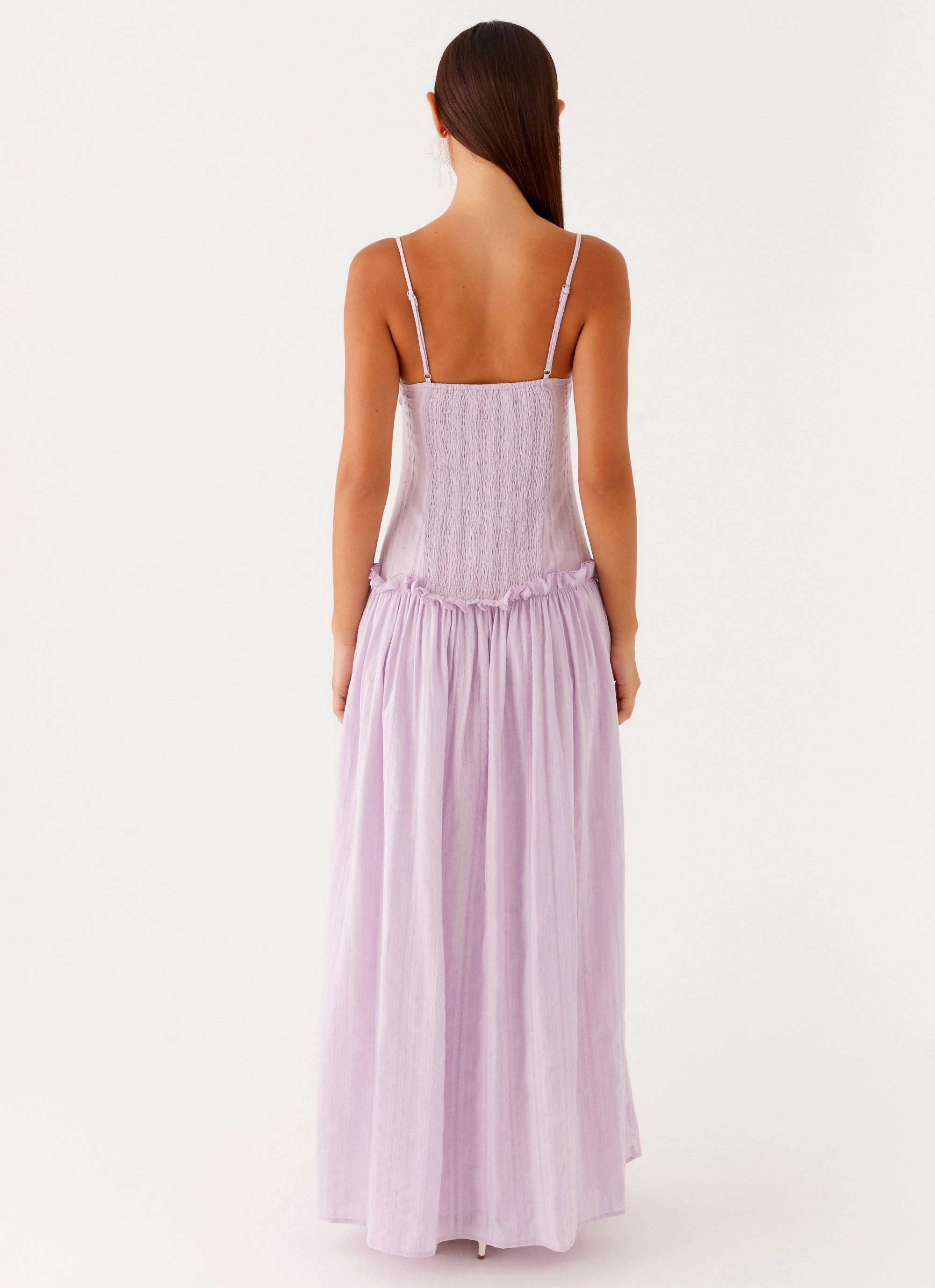 Flawless Fit Jacinda Drop Waist Maxi Dress - Lavender