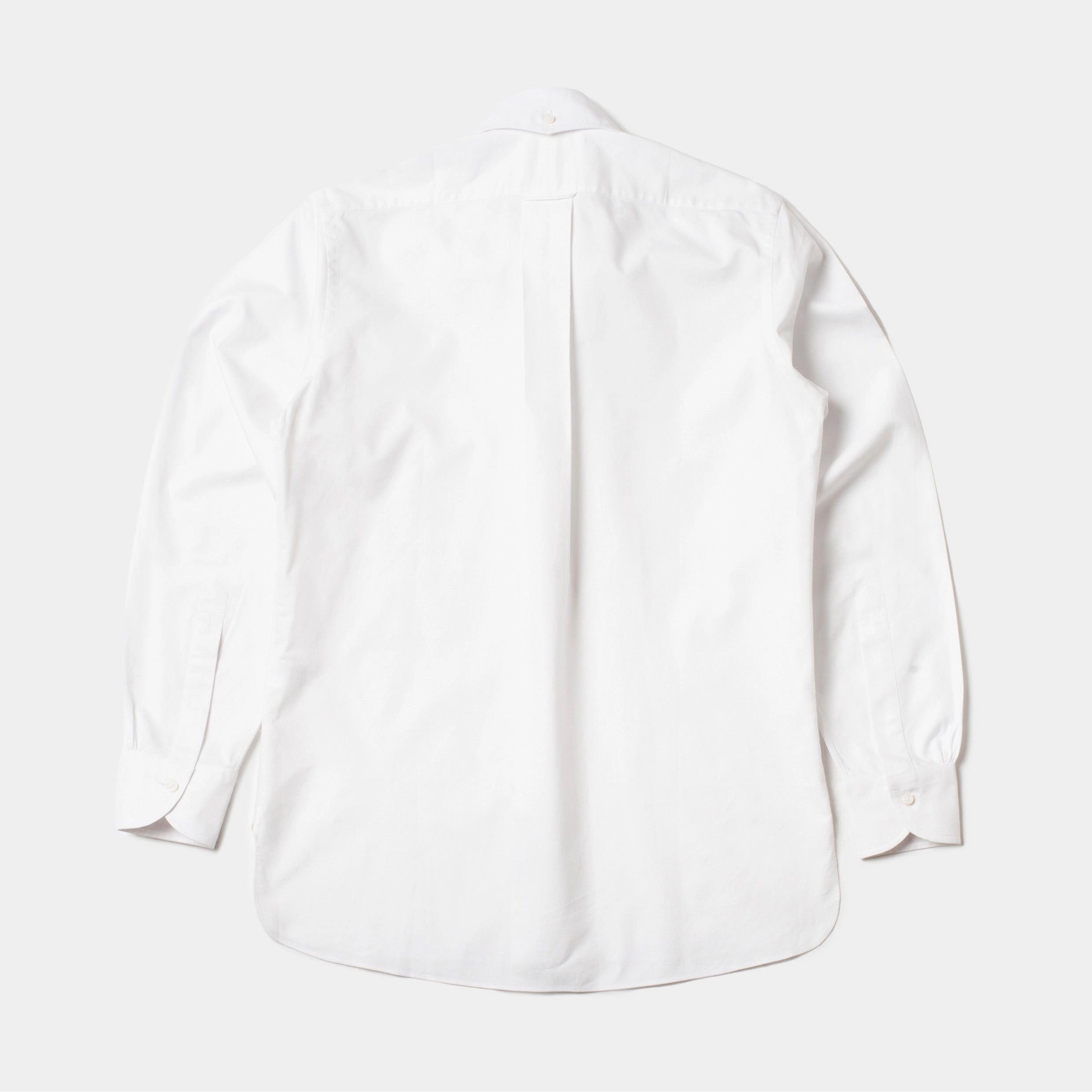Modern Cut Sleek Style Perfect OCBD Shirt White