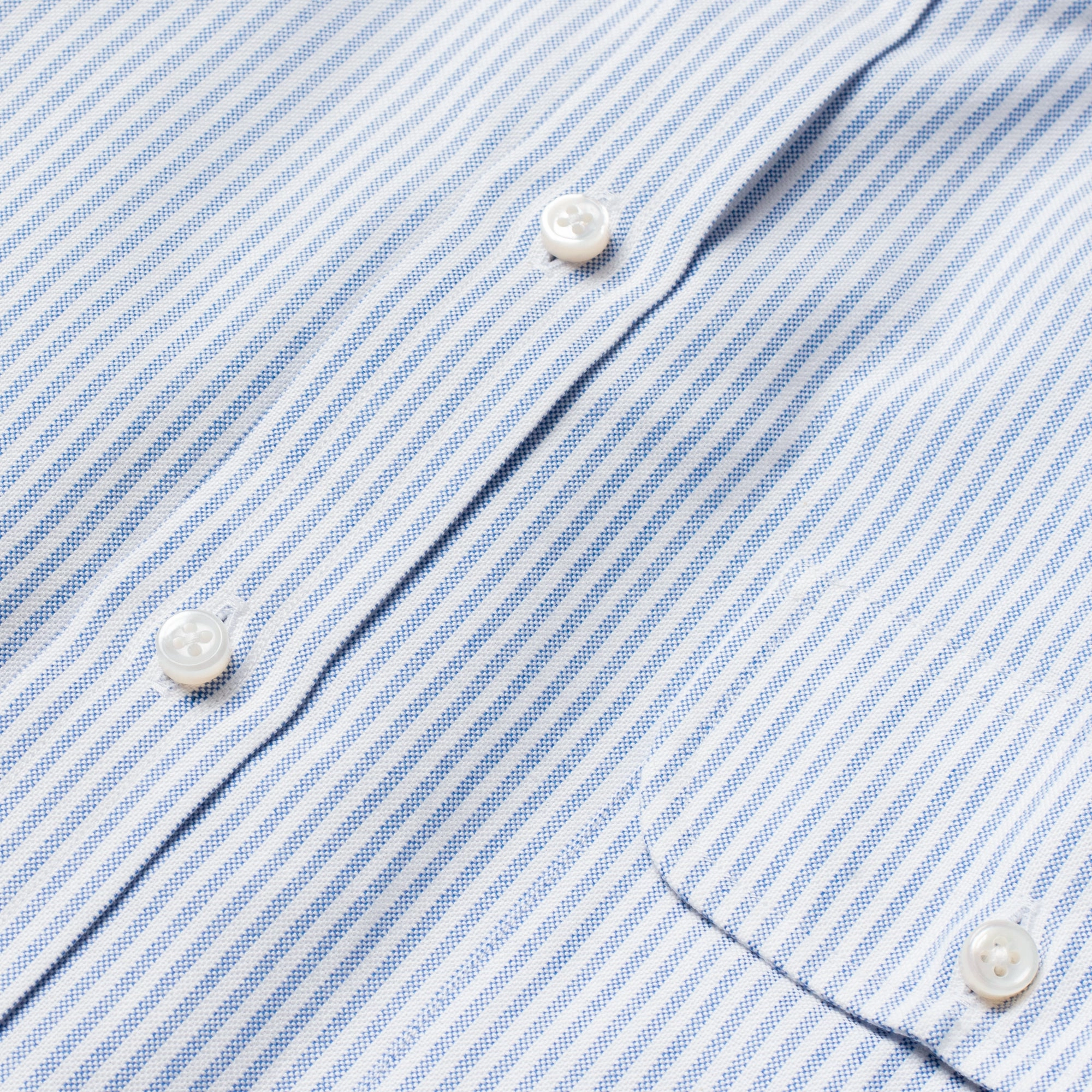 Perfect OCBD Striped Shirt Blue Premium Finish Versatile Piece