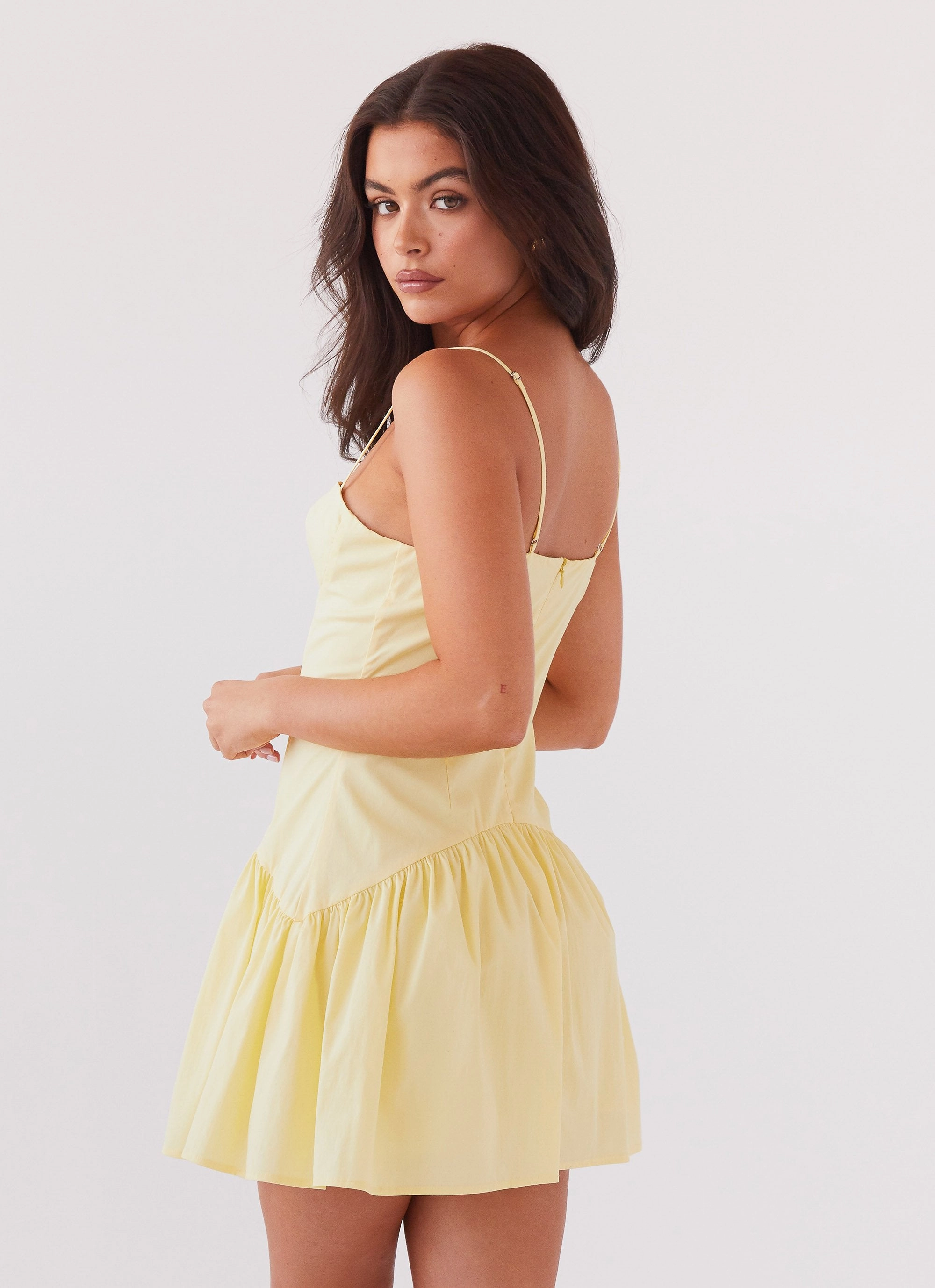 Fit Mood Timeless Appeal Endless Summer Mini Dress - Canary