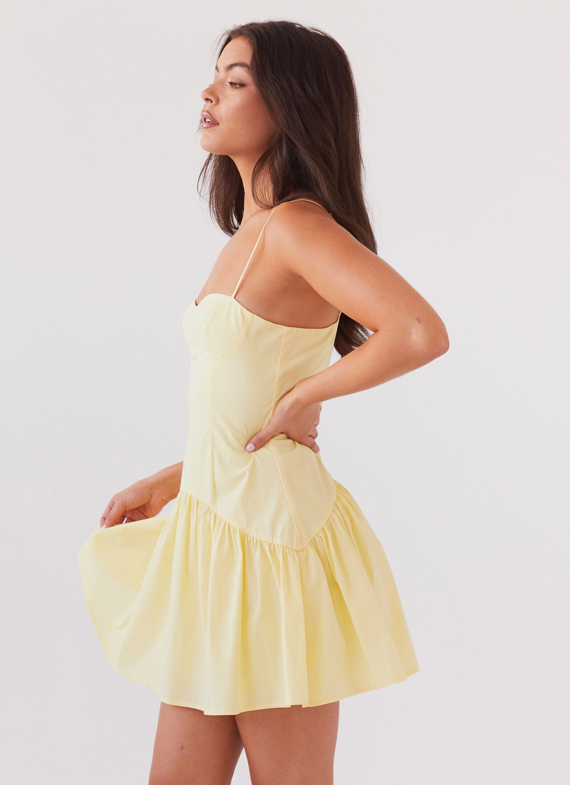 Sleek Flex Endless Summer Mini Dress - Canary