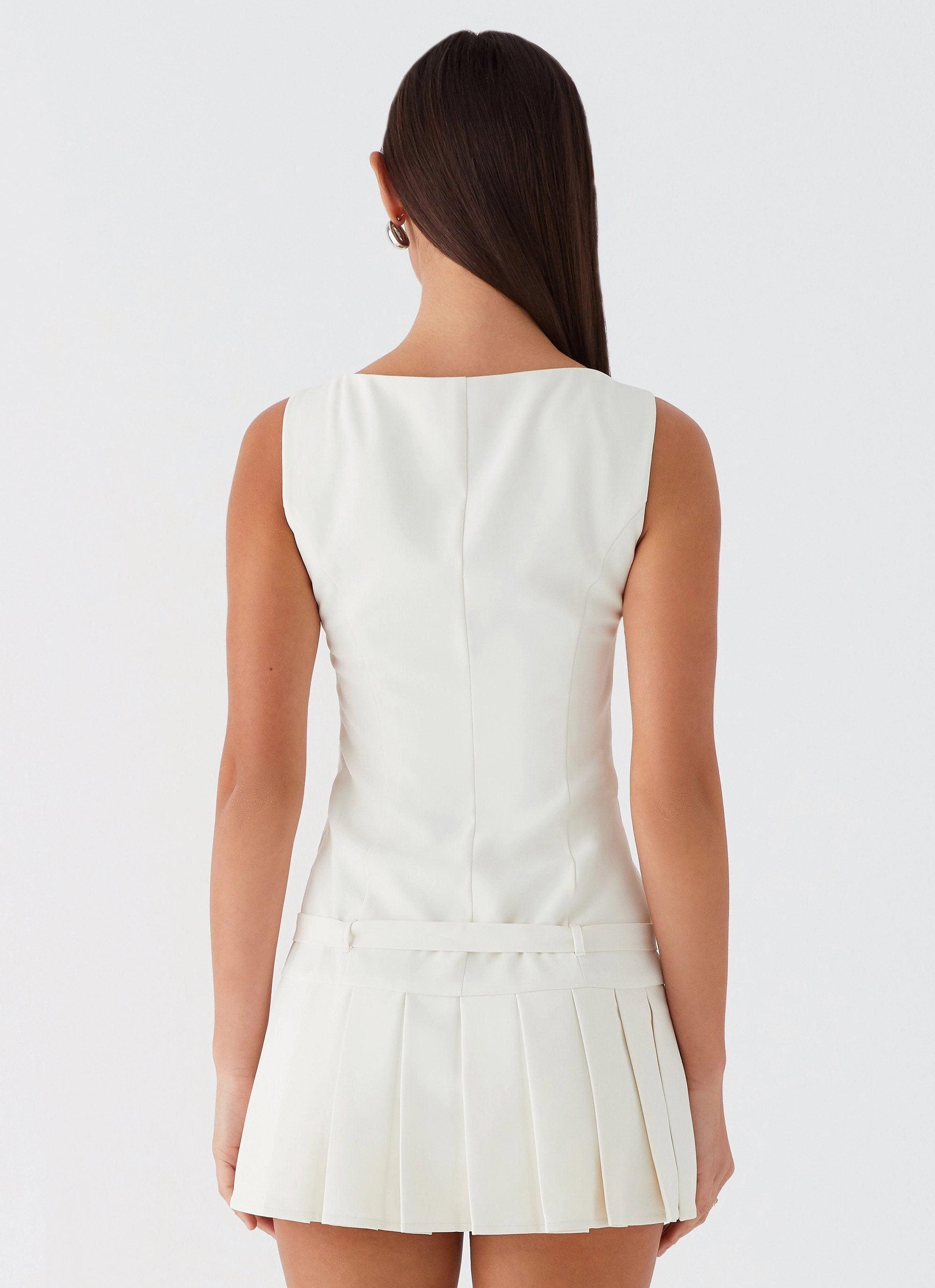 Work Ready No More Excuses Belt Mini Dress - Ivory