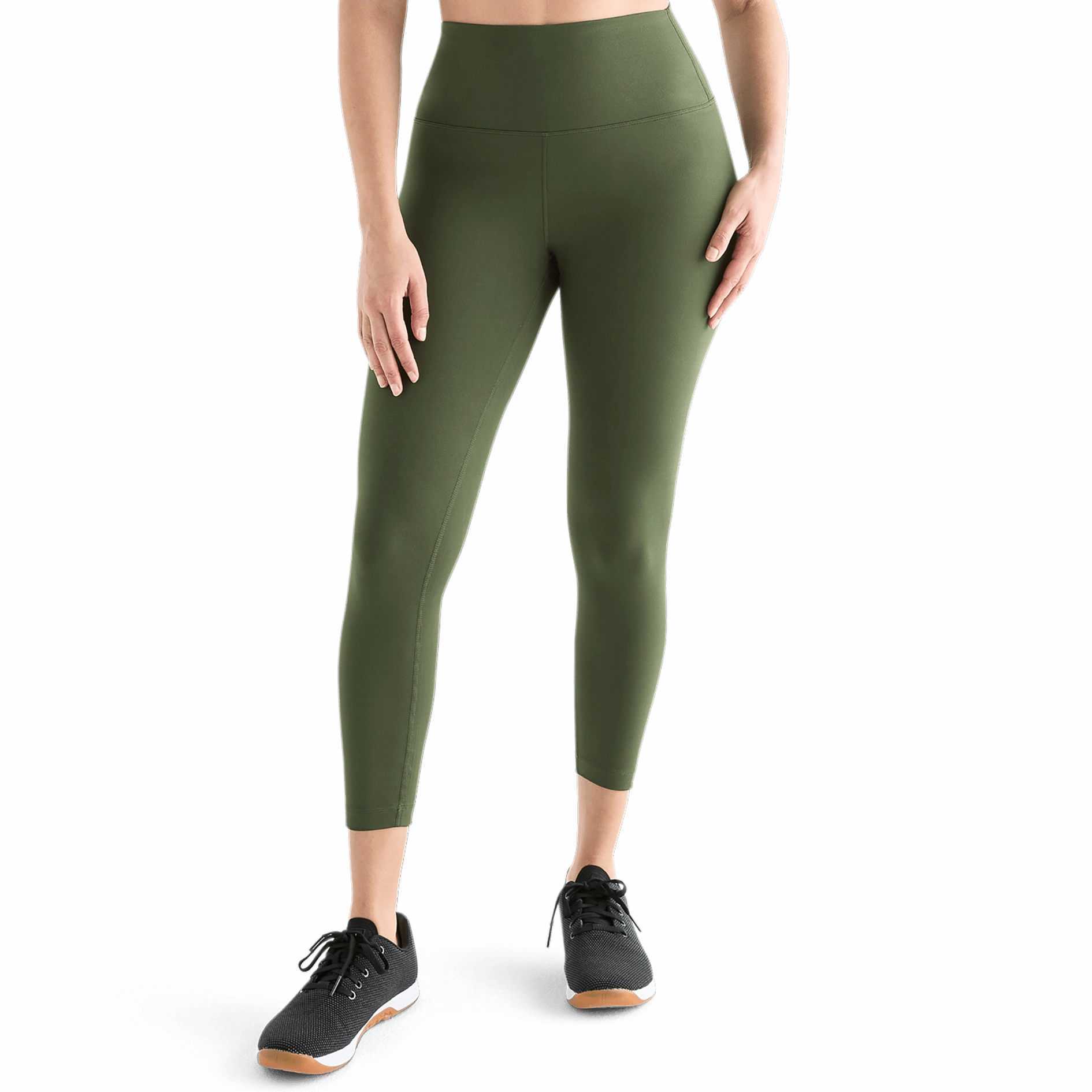 Ultra Stretch Grid Pattern Women's High-Rise Tight 25"