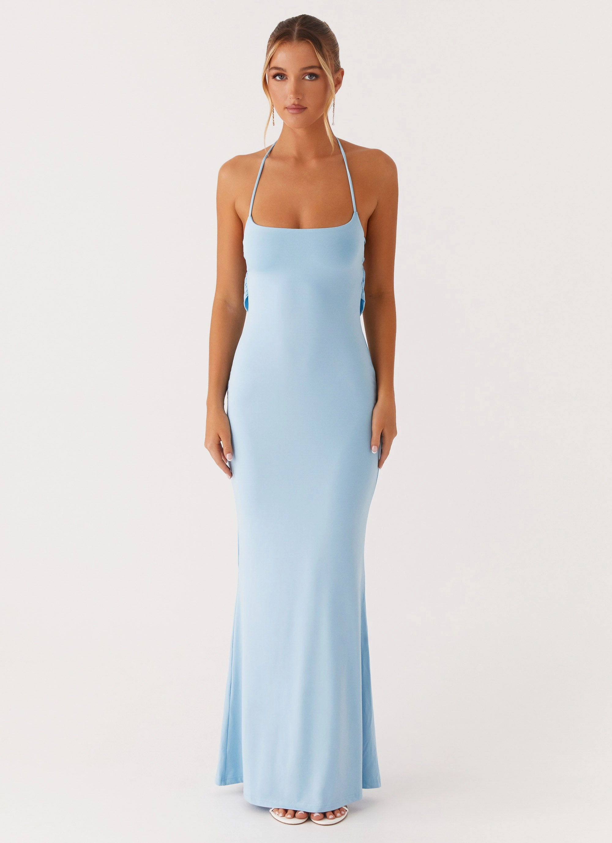 Lounge Outfit Breezy Comfort Talk About Us Maxi Dress - Blue