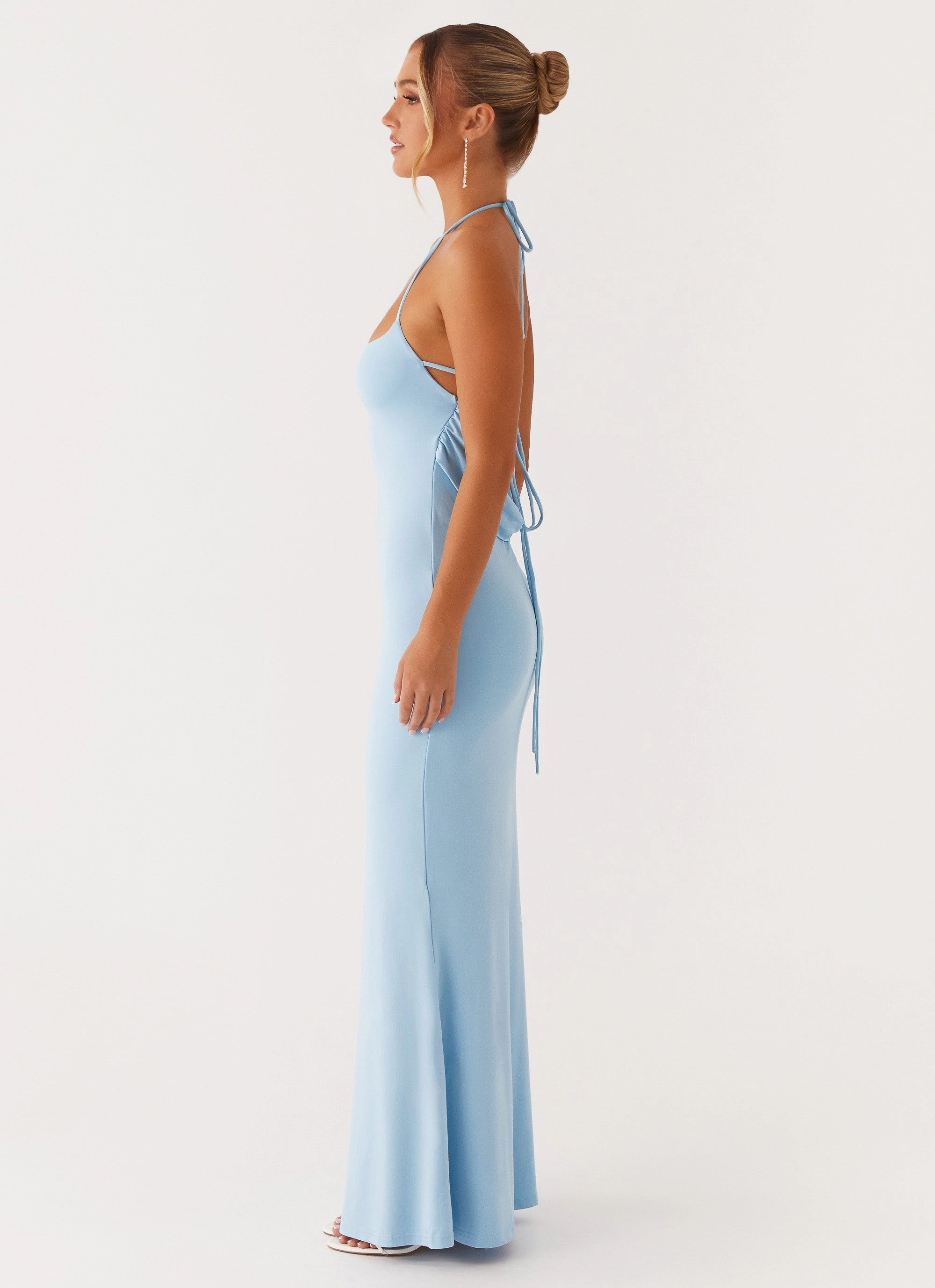 Casual Motion Talk About Us Maxi Dress - Blue