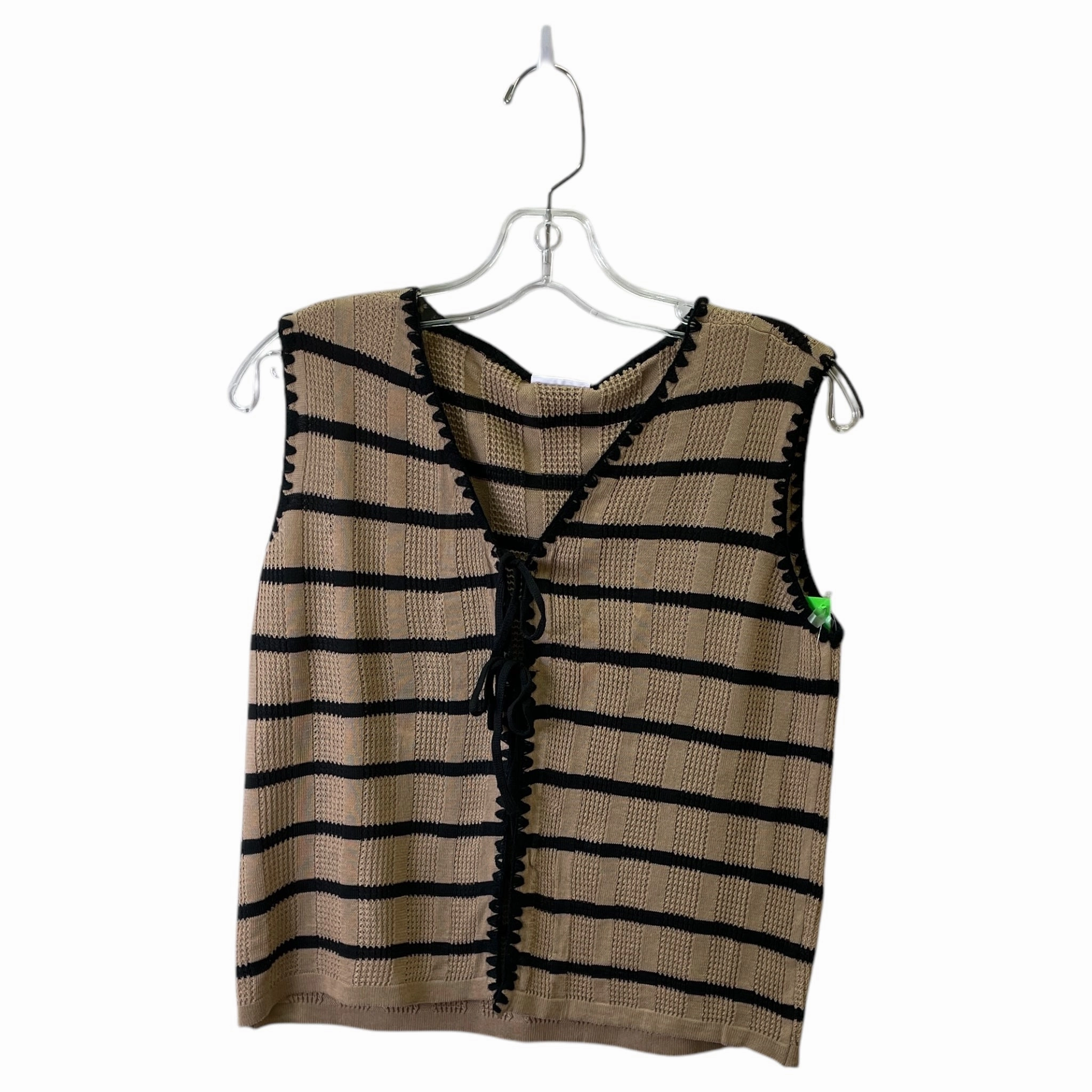Vest Other By FCT With Love In Black & Tan, Size:L Practical Everyday Fit