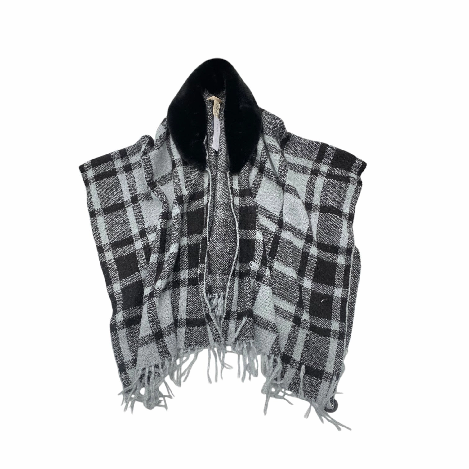 Poncho By Soft Surroundings In Black, Size: Osfm Convertible styles Rainy Day