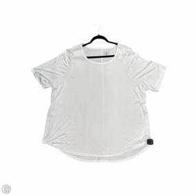 Sleek Fit Sleek Comfort Fit Top Short Sleeve By Lane Bryant In White, Size: 4x