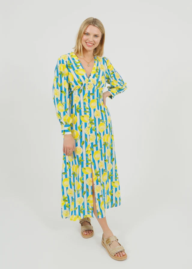 Soft Cut Tear-resistant PP Opal Dress in Lemons