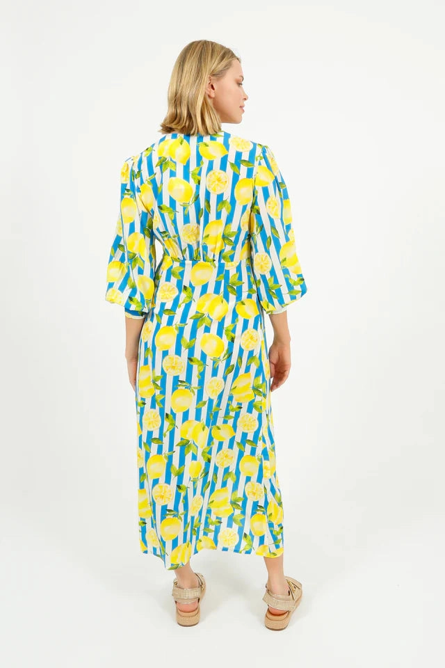 PP Opal Dress in Lemons wrap waist