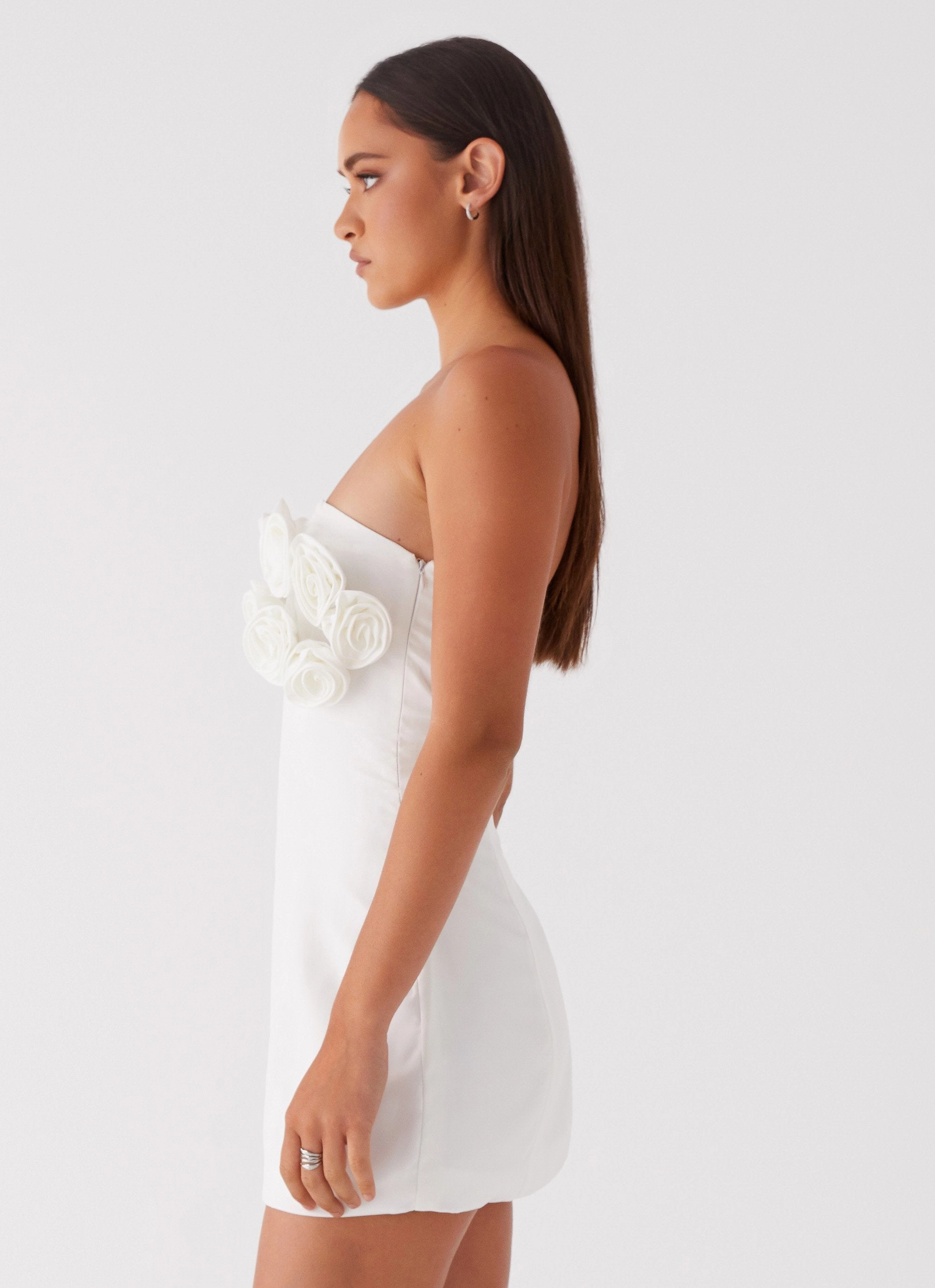 Day Romance Bouquet Dream Mini Dress - White