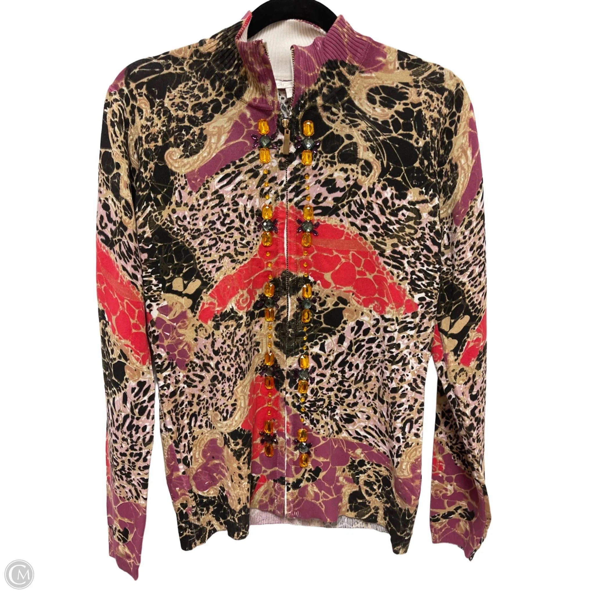 Jacket Other By Boston Proper In Cream & Purple, Size: M Hypoallergenic Padding Moisture Wicking Inner