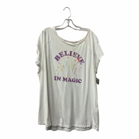 Classic Layer Wear Top Ss Basic By Disney Store In White, Size:3X