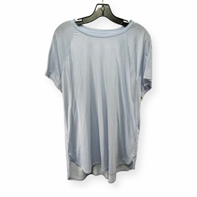 Easy Wear Style Simple Chic Purple Top Short Sleeve Tek Gear, Size 1x