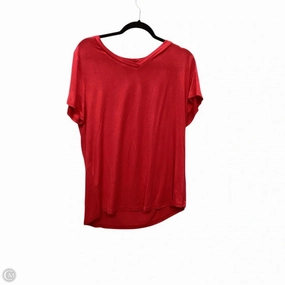 Oeko Tex Certified Top Short Sleeve By Clothes Mentor In Red, Size: 2x