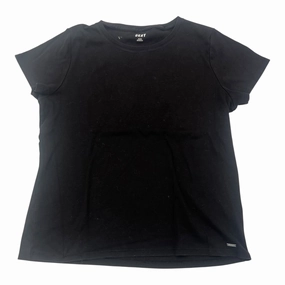 Top Ss Basic By Dkny In Black, Size:Xl Kids playfulness