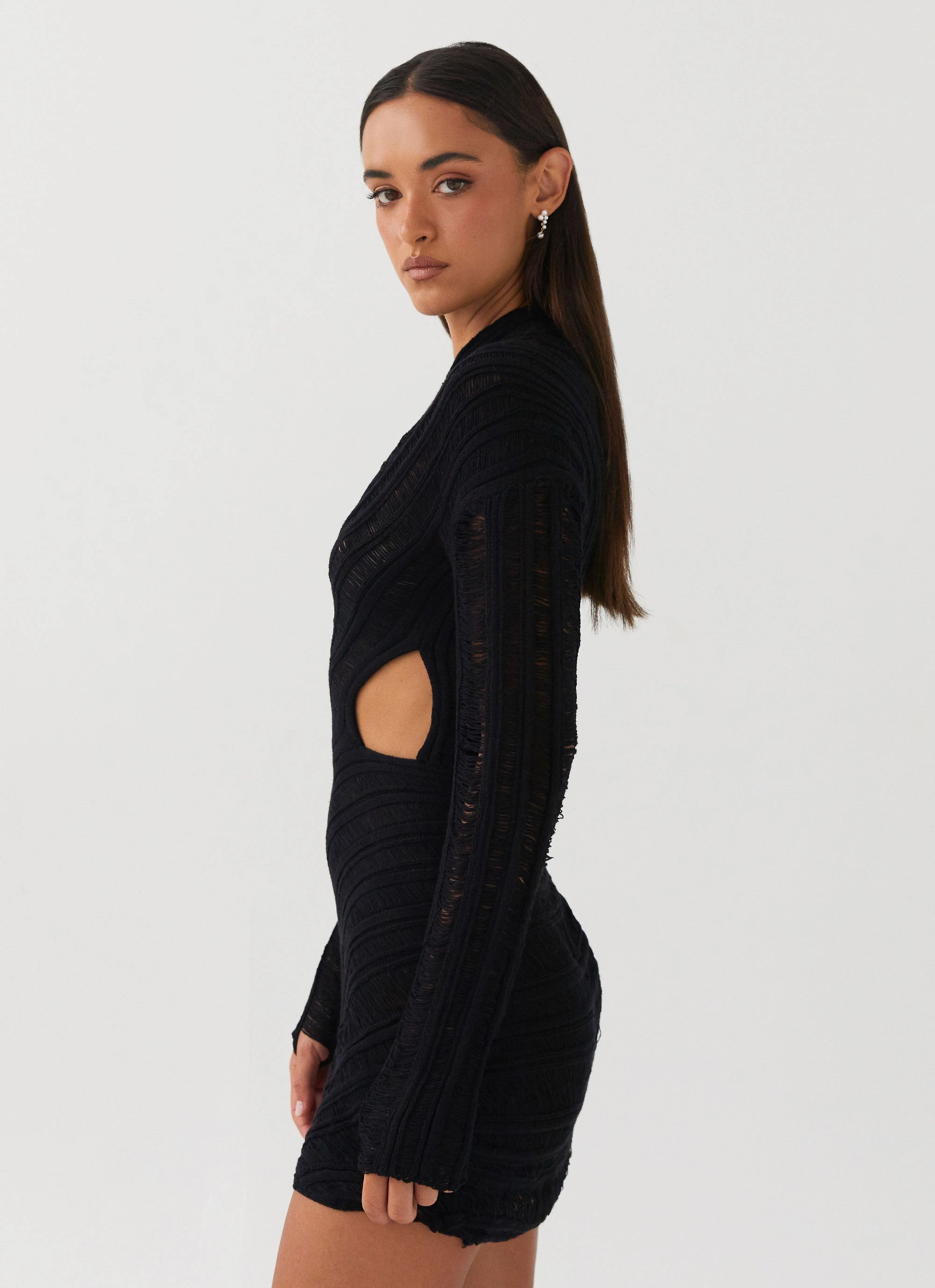 Angels Wing Dress - Black Sheer Element Clean Base