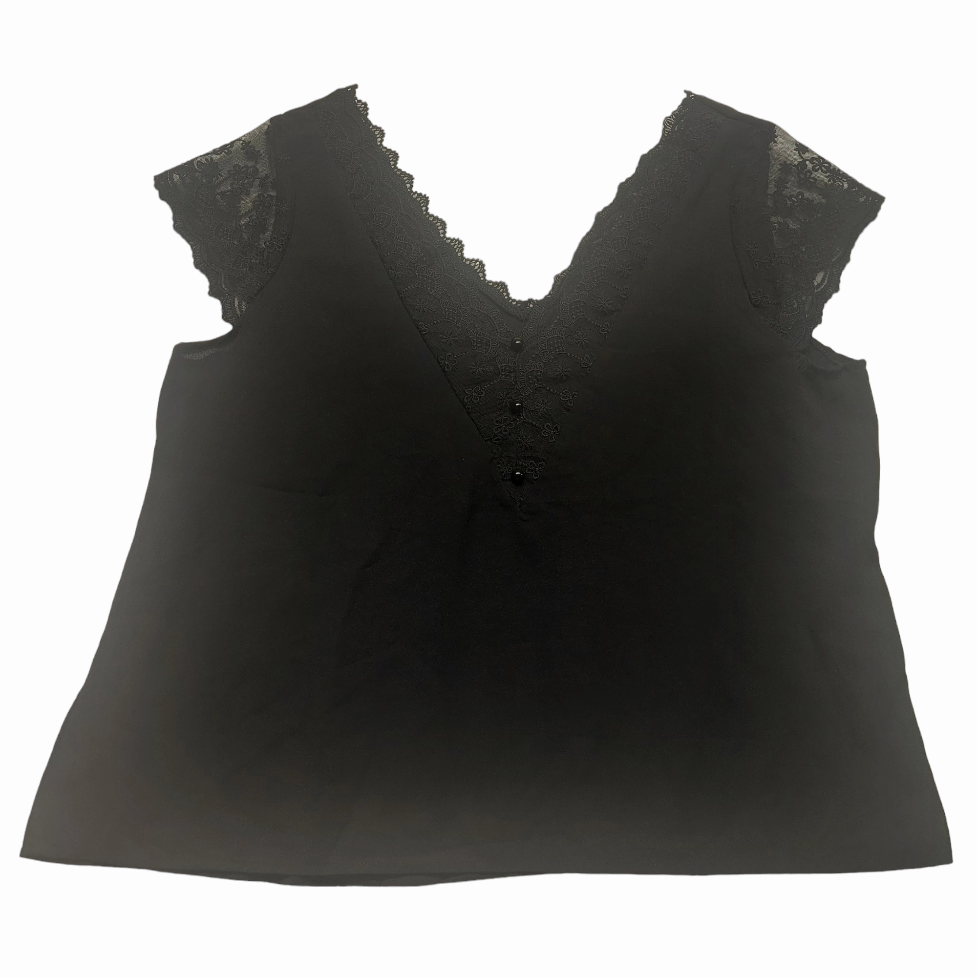 Top Short Sleeve By Shein  Size: 3x Soft Touch Texture