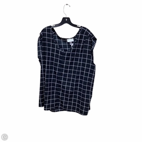 Top Short Sleeve By Pure Energy In Black & White, Size: 2x Outdoor Outfit Style