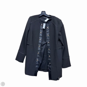 Coat Peacoat By White House Black Market In Black, Size: L Hooded style
