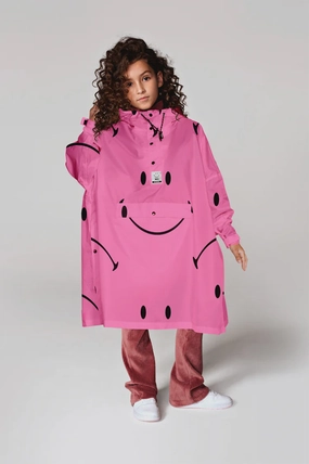 Everyday apparel Modern Fit Rainkiss KIDS Classic Smile X Smiley in Pink