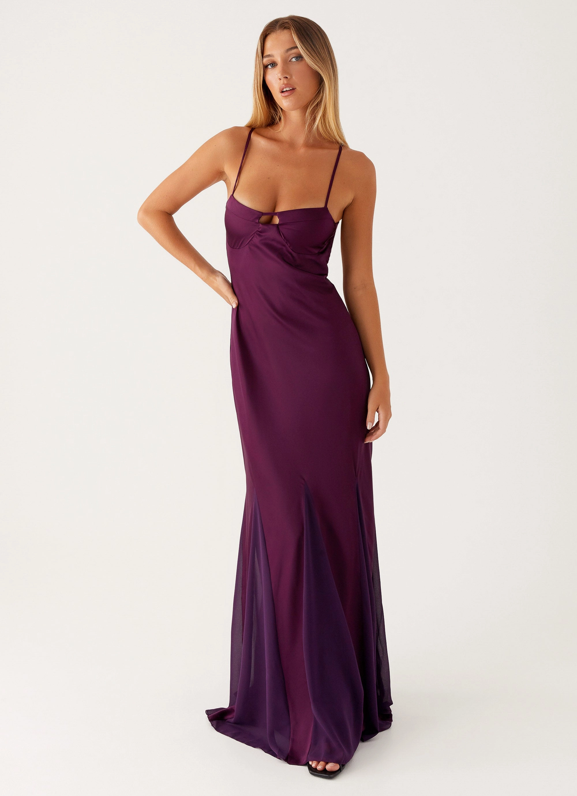 Oversized-Fit Ravello Maxi Dress - Mulberry