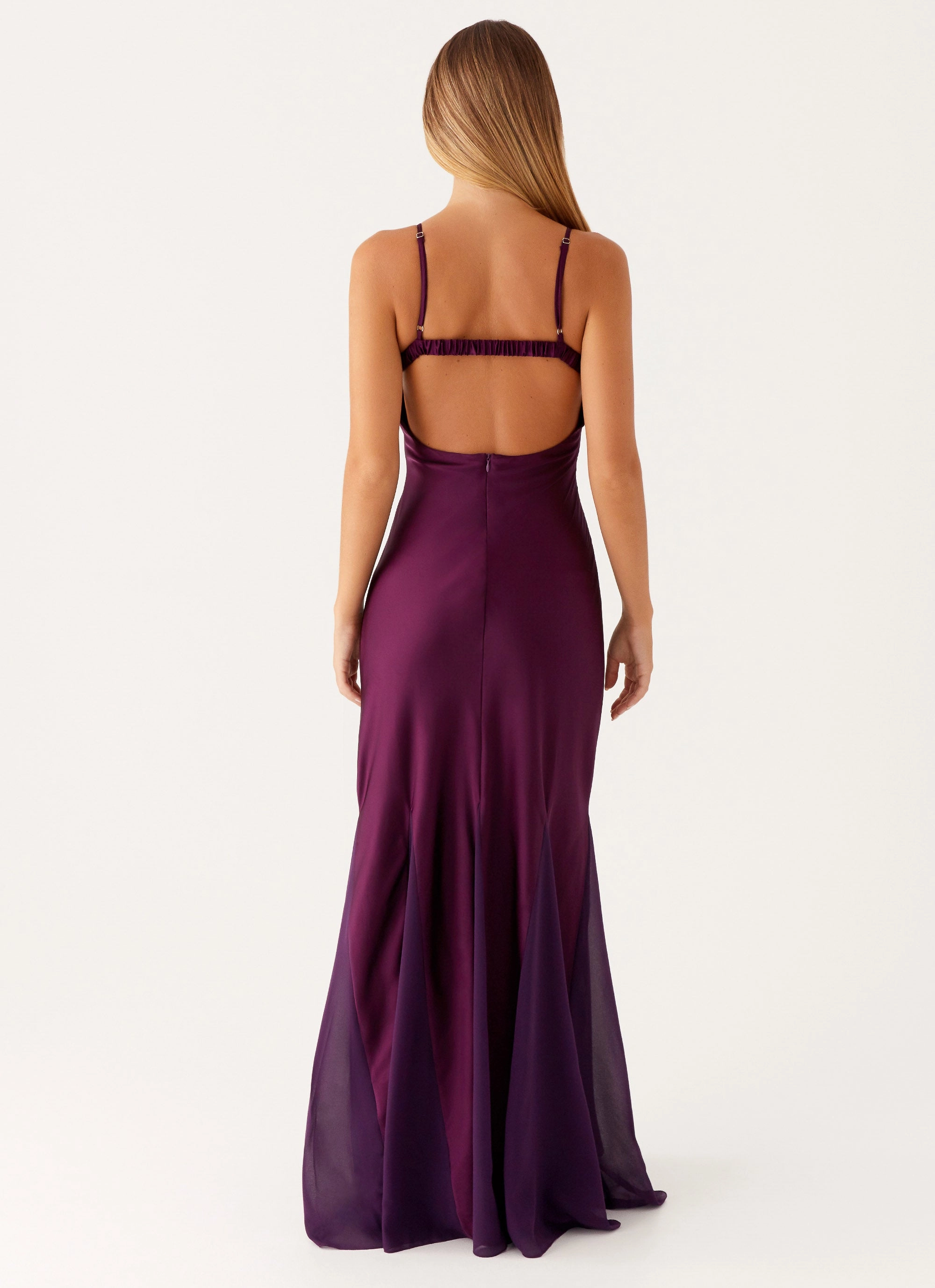 Ravello Maxi Dress - Mulberry AntiStaticMaterial Modern Form