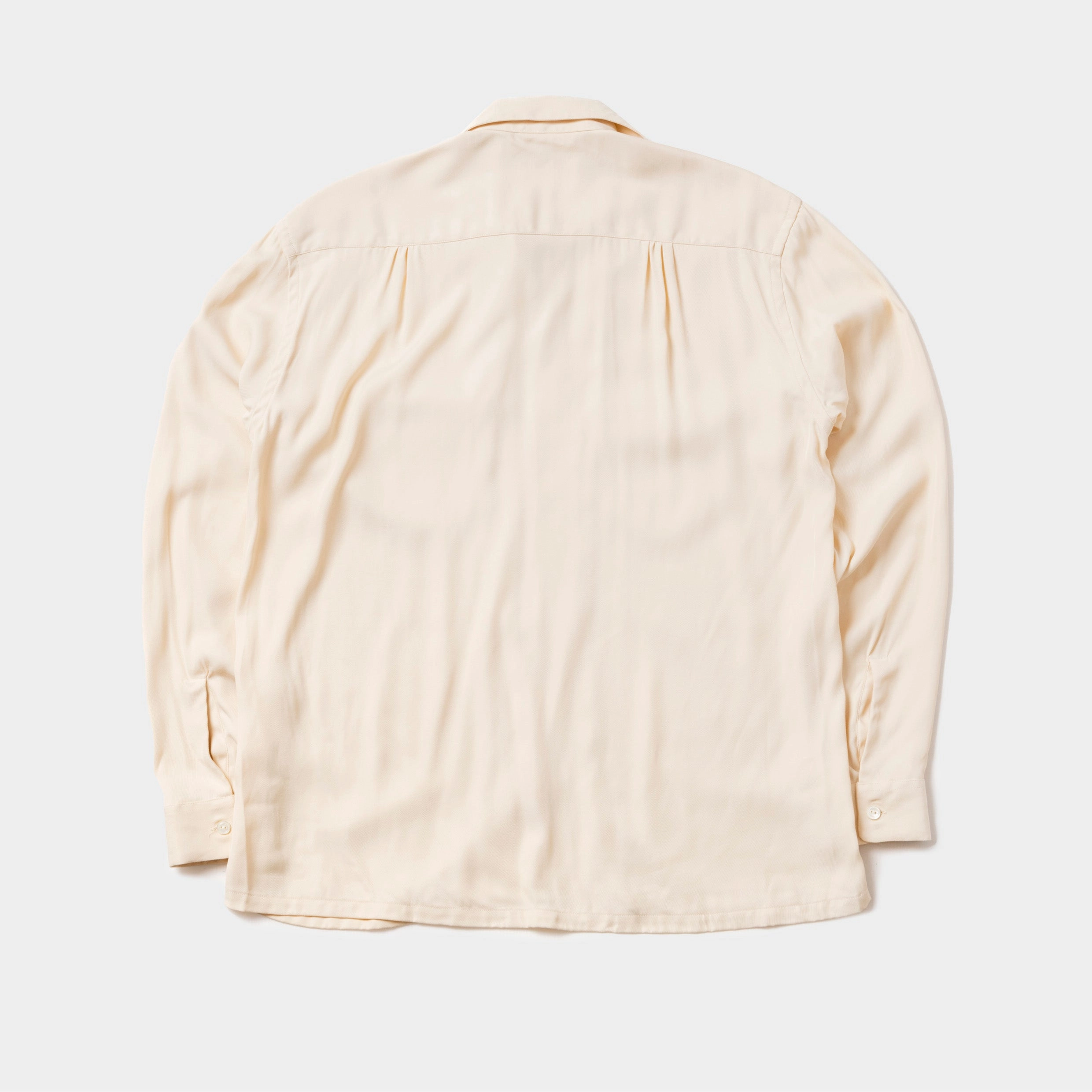 Rayon Shirt Cream Tagless Design
