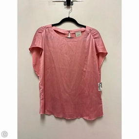Top Short Sleeve By Calvin Klein In Pink, Size: Xl RelaxedFit Perfect for Any Outfit